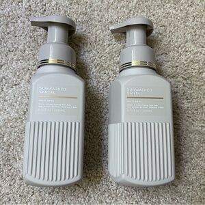 White Barn Bath & Body Works Gentle & Clean Hand Soap Set Of 2 SUNWASHED SANTAL
